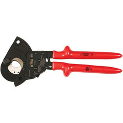 Wiha - 13.9" OAL, 10-20 AWG Capacity, Cable Cutter - All Tool & Supply