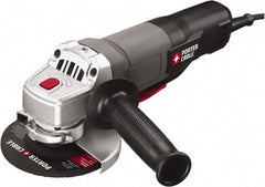 Porter-Cable - 4-1/2" Wheel Diam, 11,000 RPM, Corded Angle & Disc Grinder - 5/8-11 Spindle, 120 Volts, 7 Amps - All Tool & Supply