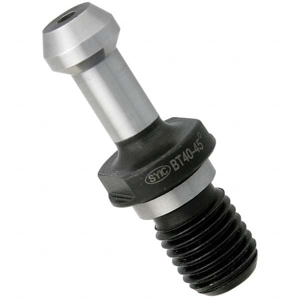 Retention Knob: BT40, M16 x 2 Thread, 15 ° Angle Radius, 15 mm Knob Dia 2.1259″ OAL