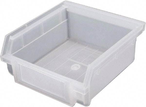 Triton - 6 Lb. Load Capacity, 4-3/8" Deep, Translucent Polyethylene Hopper Shelf Bin - 2" High x 4-3/16" Wide x 4-3/8" Long - All Tool & Supply