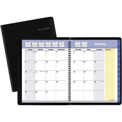 AT-A-GLANCE - 12 Sheet, 8-1/4 x 10-7/8", Monthly Planner - Black - All Tool & Supply