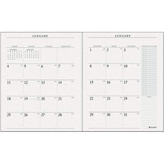 AT-A-GLANCE - 24 Sheet, 9 x 11", Desk Pad Calendar - White - All Tool & Supply