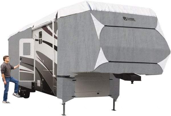 Classic Accessories - Polypropylene RV Protective Cover - 20 to 23' Long x 122" High, Gray and White - All Tool & Supply