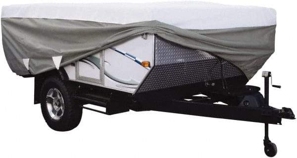 Classic Accessories - Polypropylene RV Protective Cover - 16 to 18' Long, Gray and White - All Tool & Supply