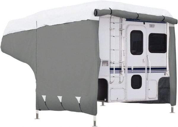 Classic Accessories - Polypropylene RV Protective Cover - 10 to 12' Long, Gray and White - All Tool & Supply