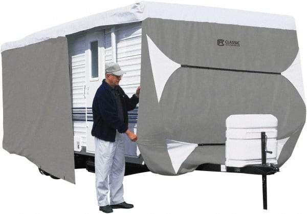 Classic Accessories - Polypropylene RV Protective Cover - 22 to 23' Long x 118" High, Gray and White - All Tool & Supply