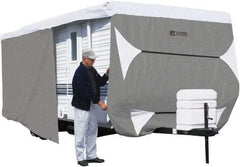 Classic Accessories - Polypropylene RV Protective Cover - 20' Long x 118" High, Gray and White - All Tool & Supply