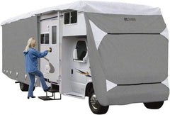 Classic Accessories - Polypropylene RV Protective Cover - 26 to 29' Long x 122" High, Gray and White - All Tool & Supply