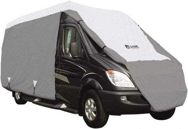 Classic Accessories - Polypropylene RV Protective Cover - 23 to 25' Long x 117" High, Gray and White - All Tool & Supply