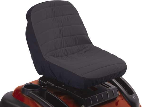 Classic Accessories - Polyester Tractor Seat Protective Cover - 14-1/2 x 19 x 12", Black and Gray - All Tool & Supply