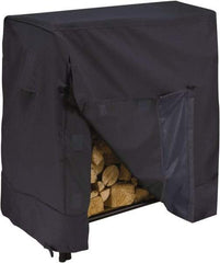 Classic Accessories - Polyester Log Rack Protective Cover - 48 x 24 x 42", Black - All Tool & Supply