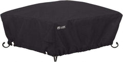 Classic Accessories - Polyester Fire Pit Protective Cover - 30 x 30 x 12", Black - All Tool & Supply