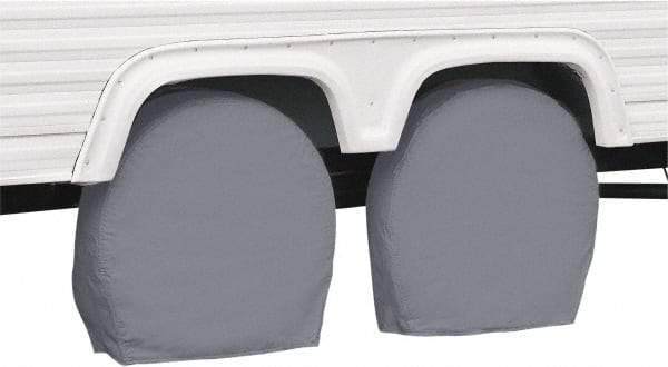 Classic Accessories - Polyvinyl Chloride RV Protective Cover - 36 to 39" Diam x 9" Wide, Gray - All Tool & Supply