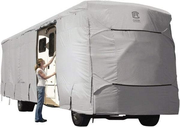 Classic Accessories - Polyester RV Protective Cover - 37 to 40' Long x 140" High, Gray - All Tool & Supply