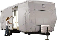 Classic Accessories - Polyester RV Protective Cover - 20 to 22' Long x 118" High, Gray - All Tool & Supply