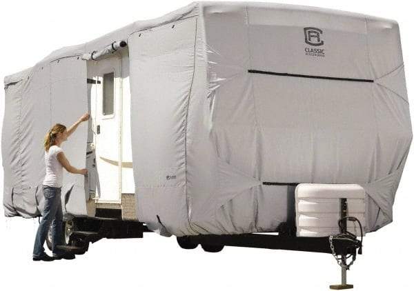 Classic Accessories - Polyester RV Protective Cover - 24 to 27' Long x 118" High, Gray - All Tool & Supply