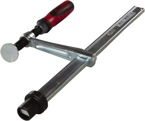 Bessey - 6" Throat Depth, 8" Max Capacity, Standard Sliding Arm Clamp - 650 Lb Clamping Pressure, 5/8" Spindle Diam - All Tool & Supply