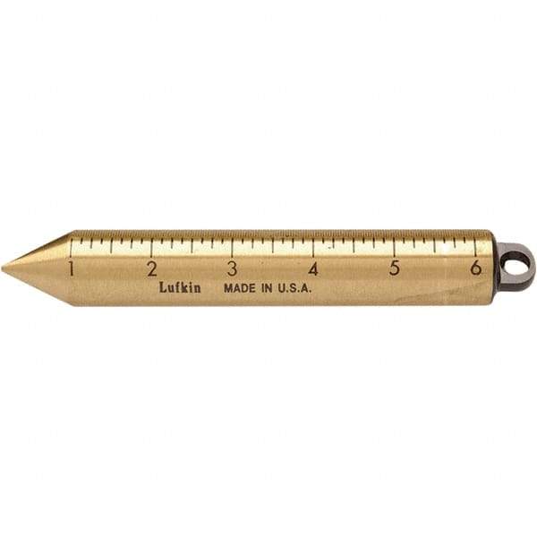 Lufkin - Plumb Bobs Weight (oz.): 20.00 Material: Brass - All Tool & Supply