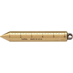 Lufkin - Plumb Bobs Weight (oz.): 20.00 Material: Brass - All Tool & Supply