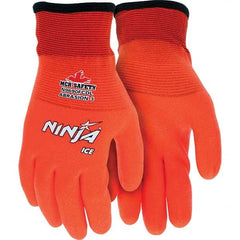 MCR Safety - Size M (8), ANSI Cut Lvl A3, ANSI Puncture Lvl 2, ANSI Abrasion Lvl 3, Hydropellent Polyurethane Coated Cut & Puncture Resistant Gloves - All Tool & Supply