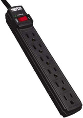 Tripp-Lite - 6 Outlets, 120 VAC15 Amps, 6' Cord, Power Outlet Strip - Floor, Keyhole Mount, 5-15 NEMA Configuration, 1.1" Strip - All Tool & Supply