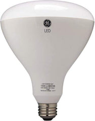 GE Lighting - 13 Watt LED Flood/Spot Medium Screw Lamp - 2,700°K Color Temp, 1,070 Lumens, 120 Volts, Dimmable, BR40, 25,000 hr Avg Life - All Tool & Supply