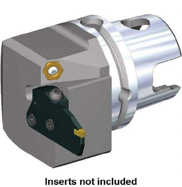 Kennametal - Beyond Evolution Blade Insert, 58mm Head Length, Modular Grooving Blade Holder Head - Left Hand Cut, System Size KM80ATC, Through Coolant, Series Beyond Evolution - All Tool & Supply