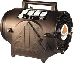 AIR Systems - 8" Inlet, Electric AC Contractor Grade Axial Fan - 0.33 hp, 823 CFM (Free Air), Explosion Proof, 220 Max Voltage Rating - All Tool & Supply