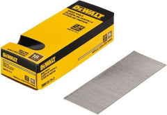 DeWALT - 18 Gauge 1-3/4" Long Brad Nails for Power Nailers - Steel, Bright Finish, Smooth Shank, Straight Stick Collation, Brad Head, Chisel Point - All Tool & Supply