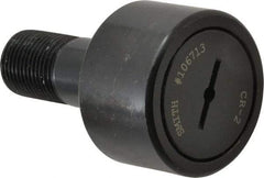 Accurate Bushing - 2" Roller Diam x 1-1/4" Width, 7/8" Stud Diam x 2" Length, Stud Cam Follower - Steel, 1" Thread Length, 7/8-14 Thread, 3-1/4" OAL, 10,370 Lb Dynamic Cap, 10,700 Lb Static Cap - All Tool & Supply