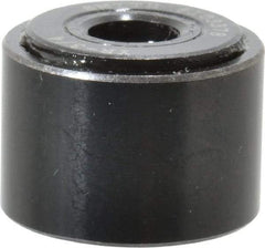 Accurate Bushing - 1/4" Bore, 3/4" Roller Diam x 1/2" Roller Width, Steel Yoke Cam Follower - 2,140 Lb Dynamic Load Capacity, 9/16" Overall Width - All Tool & Supply