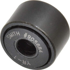 Accurate Bushing - 5/16" Bore, 1" Roller Diam x 5/8" Roller Width, Steel Yoke Cam Follower - 3,030 Lb Dynamic Load Capacity, 11/16" Overall Width - All Tool & Supply