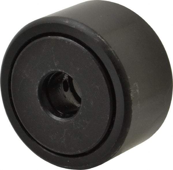 Accurate Bushing - 1/2" Bore, 1-3/4" Roller Diam x 1" Roller Width, Steel Yoke Cam Follower - 7,870 Lb Dynamic Load Capacity, 1-1/16" Overall Width - All Tool & Supply