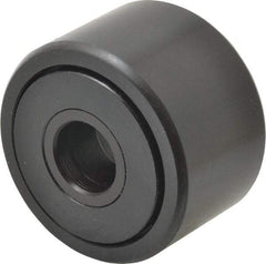 Accurate Bushing - 5/8" Bore, 2" Roller Diam x 1-1/4" Roller Width, Steel Yoke Cam Follower - 10,370 Lb Dynamic Load Capacity, 1-5/16" Overall Width - All Tool & Supply