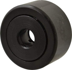 Accurate Bushing - 5/8" Bore, 2-1/4" Roller Diam x 1-1/4" Roller Width, Steel Yoke Cam Follower - 10,370 Lb Dynamic Load Capacity, 1-5/16" Overall Width - All Tool & Supply