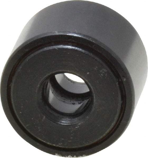 Accurate Bushing - 1/4" Bore, 3/4" Roller Diam x 1/2" Roller Width, Steel Yoke Cam Follower - 2,140 Lb Dynamic Load Capacity, 9/16" Overall Width - All Tool & Supply