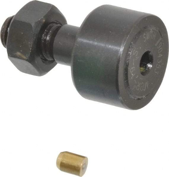 Accurate Bushing - 19mm Roller Diam x 11mm Width, 8mm Stud Diam x 20mm Length, Sealed Stud Cam Follower - Steel, 10mm Thread Length, M8x1.25 Thread, 32mm OAL, 4,250 N Dynamic Cap, 4,600 N Static Cap - All Tool & Supply