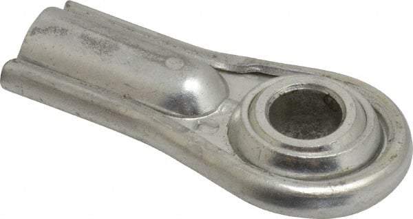 Alinabal - 1/2" ID, Female Spherical Rod End - 1/2-20 LH, Carbon Steel with Steel Raceway - All Tool & Supply