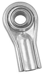 Alinabal - 3/8" ID, Female Spherical Rod End - 3/8-24 LH, Carbon Steel with Nylon Raceway - All Tool & Supply