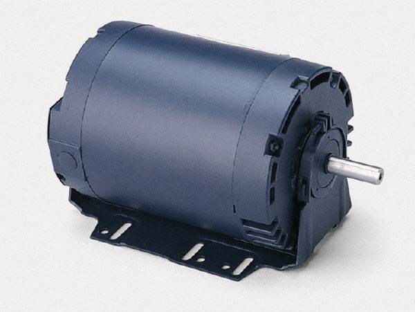 Leeson - 2 Max hp, 3,450 Max RPM, Electric AC DC Motor - 208-230/460 V Input, Three Phase, F56H Frame, Resilient Base Mount - All Tool & Supply