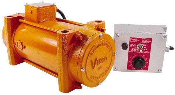 Vibco - 1 Phase, 3.5 Amp, 115 Volt, 13-3/16" Long, Electric Vibrators - 0 to 500 Lbs. Force, 70 Decibels - All Tool & Supply