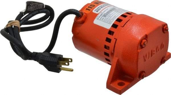 Vibco - 1 Phase, 0.5 Amp, 115 Volt, 5" Long, Electric Vibrators - 0 to 20 Lbs. Force, 45 Decibels - All Tool & Supply