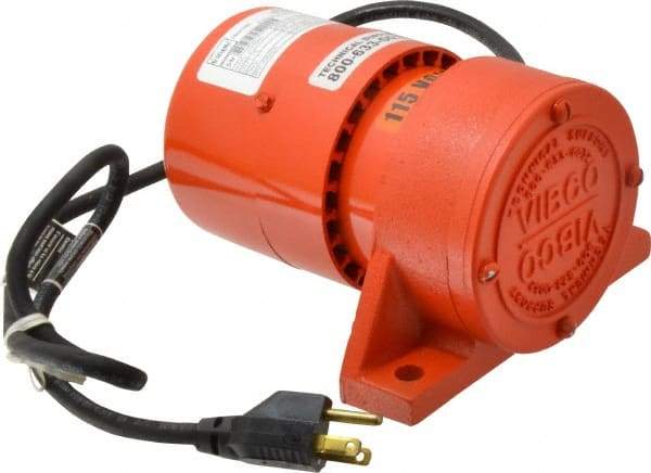 Vibco - 1 Phase, 1.5 Amp, 115 Volt, 7-1/2" Long, Electric Vibrators - 0 to 60 Lbs. Force, 48 Decibels - All Tool & Supply