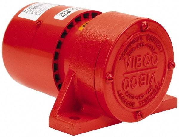 Vibco - 1 Phase, 1.7 Amp, 115 Volt, 7-1/2" Long, Electric Vibrators - 0 to 80 Lbs. Force, 50 Decibels - All Tool & Supply