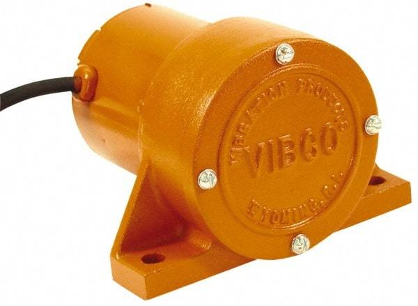 Vibco - 1 Phase, 1.4 Amp, 115 Volt, 5" Long, Electric Vibrators - 0 to 20 Lbs. Force, 45 Decibels - All Tool & Supply