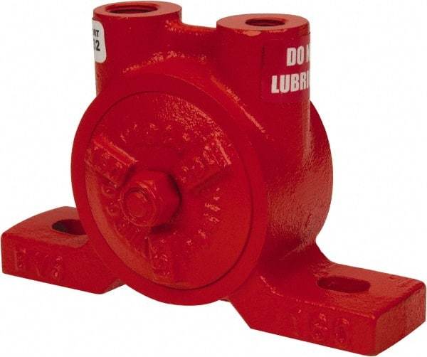 Vibco - 160 Lb. Force, 8 Cubic Feet per Minute, 11,000 RPM, 70 Decibel, Pneumatic Vibrator - 5-3/16" Long x 2-3/4" Wide x 3-7/16" High, 1/4 Port Inlet, 3/8 Port Outlet - All Tool & Supply