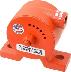 Vibco - 600 Lb. Force, 11 Cubic Feet per Minute, 6,800 RPM, 69 Decibel, Pneumatic Vibrator - 5-5/16" Long x 1-1/2" Wide x 4-5/8" High, 3/8 Port Inlet - All Tool & Supply