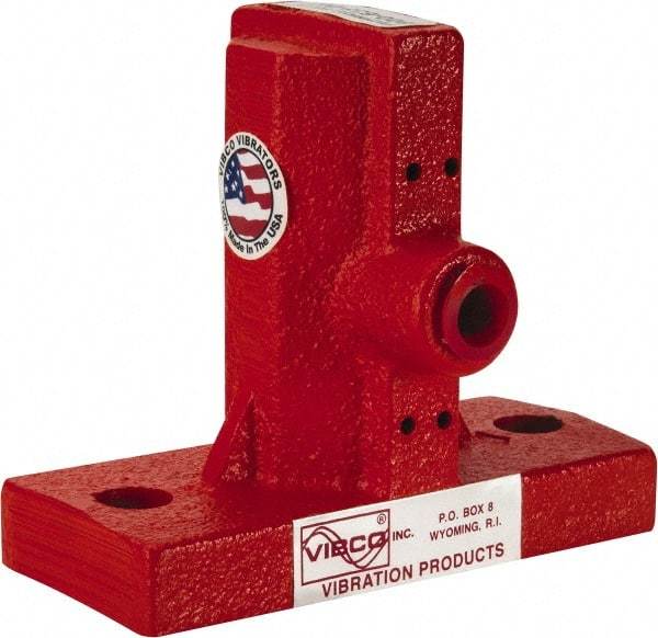 Vibco - 3-1/2 Cubic Feet per Minute, 10,500 RPM, 95 Decibel, Pneumatic Vibrator - 4-1/2" Long x 2" Wide x 3-7/8" High, 9/16 Port Inlet, 1/4 Port Outlet - All Tool & Supply