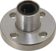 Value Collection - 3/8" ID, Round Flanged Single Linear Bearing - 5/8" OD - All Tool & Supply