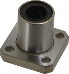 Value Collection - 1/2" ID, Square Flanged Single Linear Bearing - 7/8" OD - All Tool & Supply